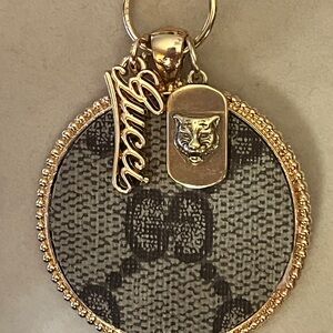Gucci Upcycled Gold Keychain